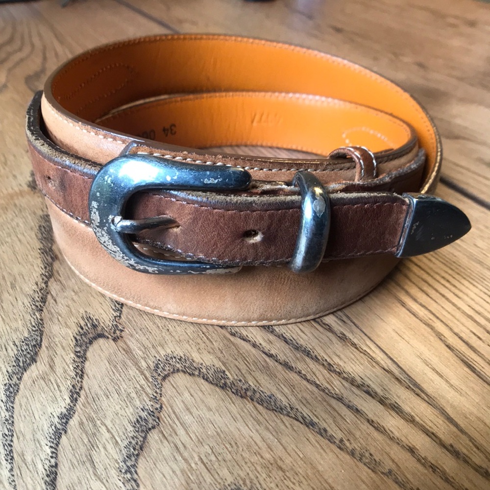 Vintage leather belt